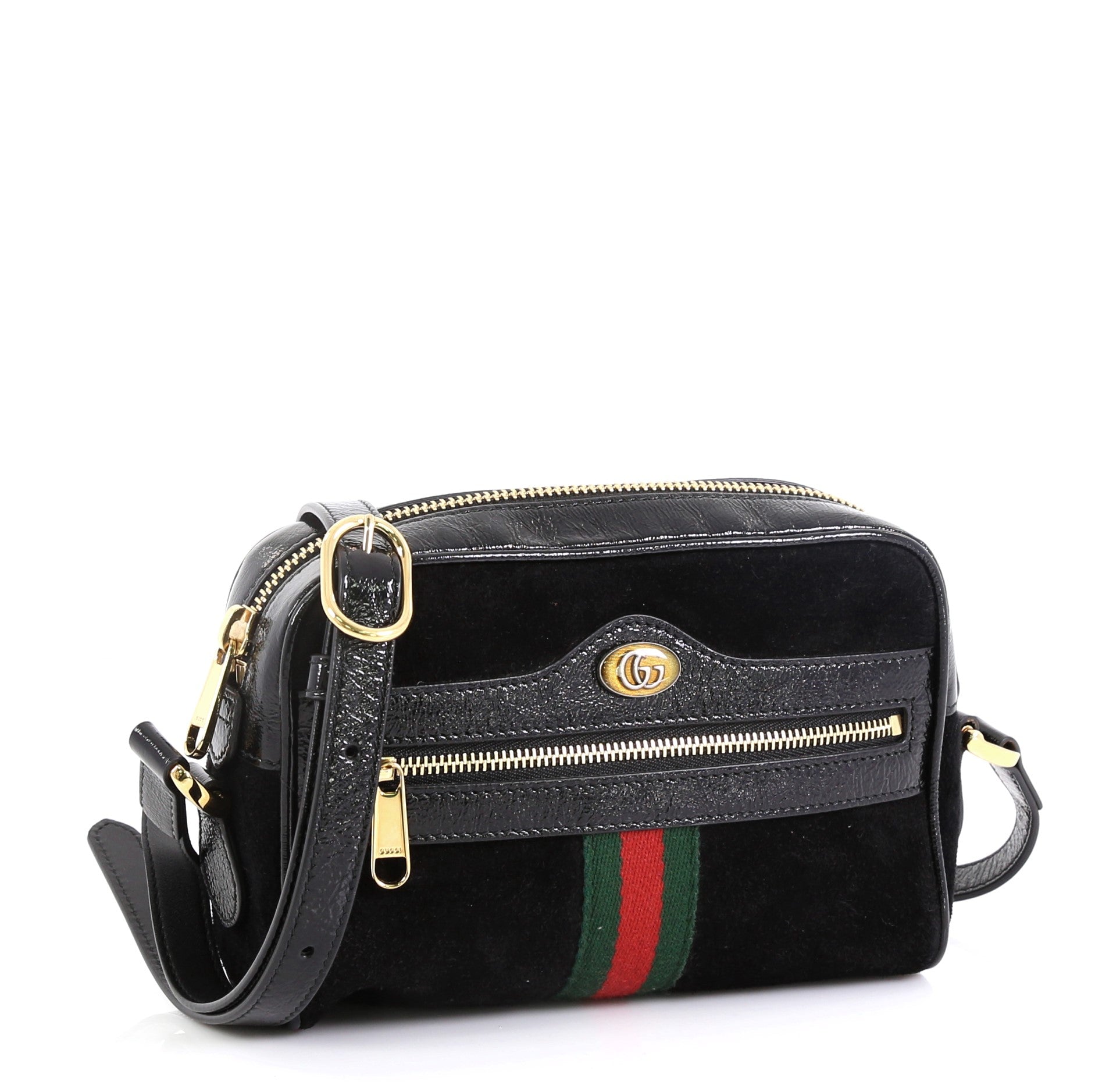 Ophidia Shoulder Bag Suede Mini