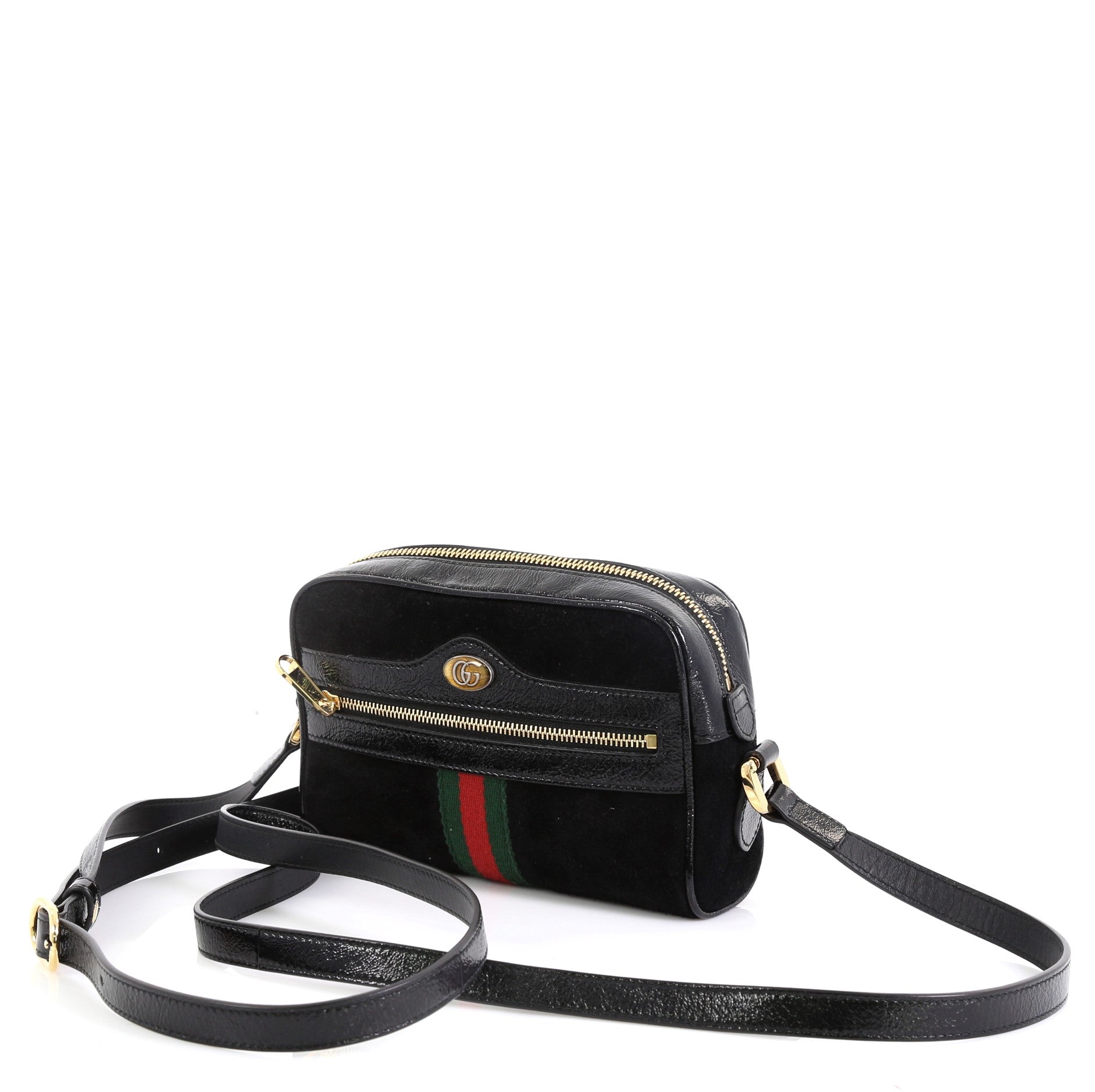 Ophidia Shoulder Bag Suede Mini