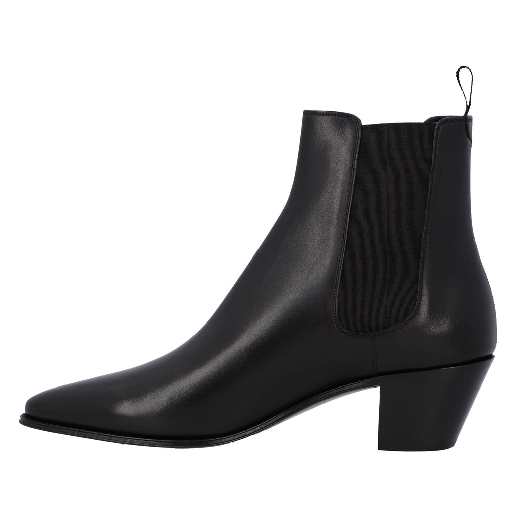 Celine black chealsea boot