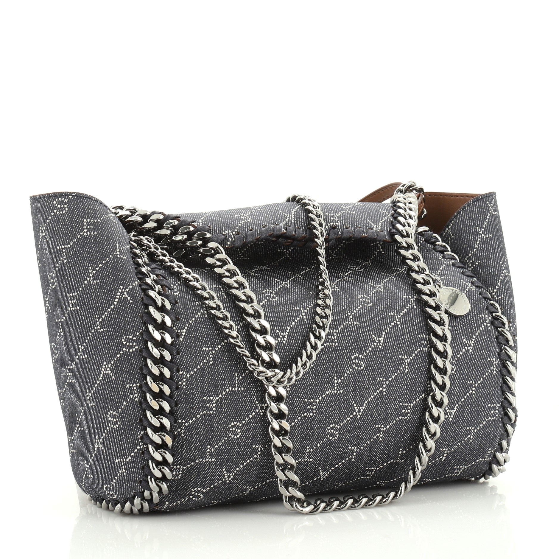 Falabella Reversible Tote Printed Denim Mini