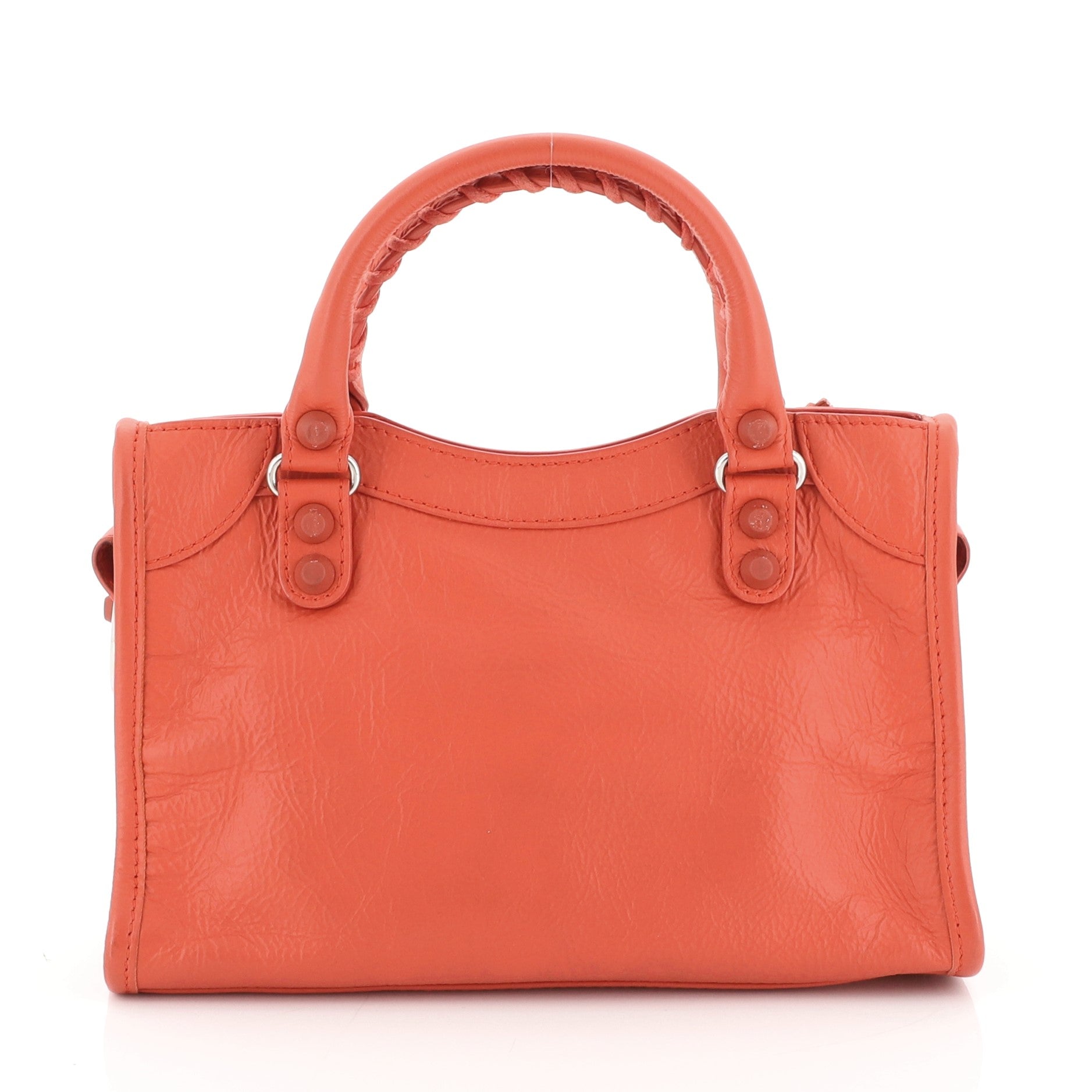 City Rubber Studs Bag Leather Mini