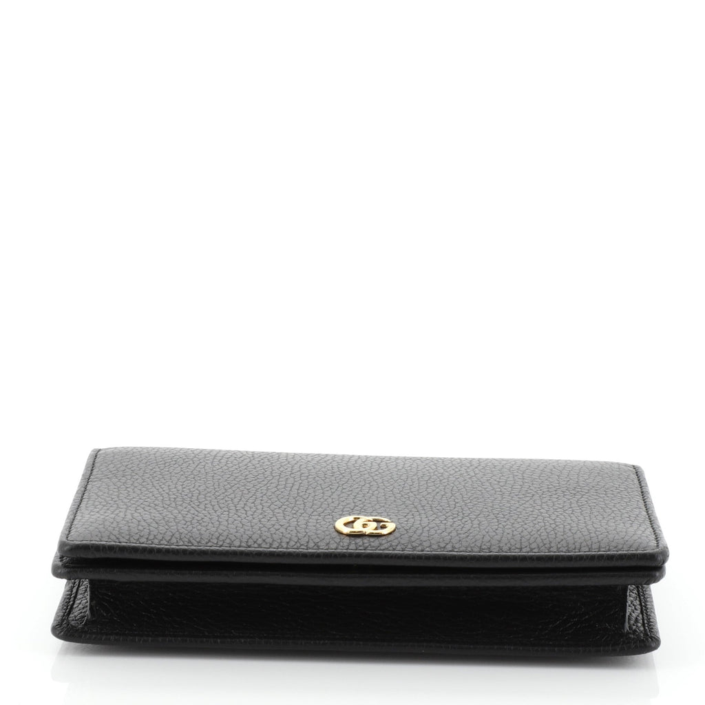 Petite GG Marmont Chain Wallet Leather Mini