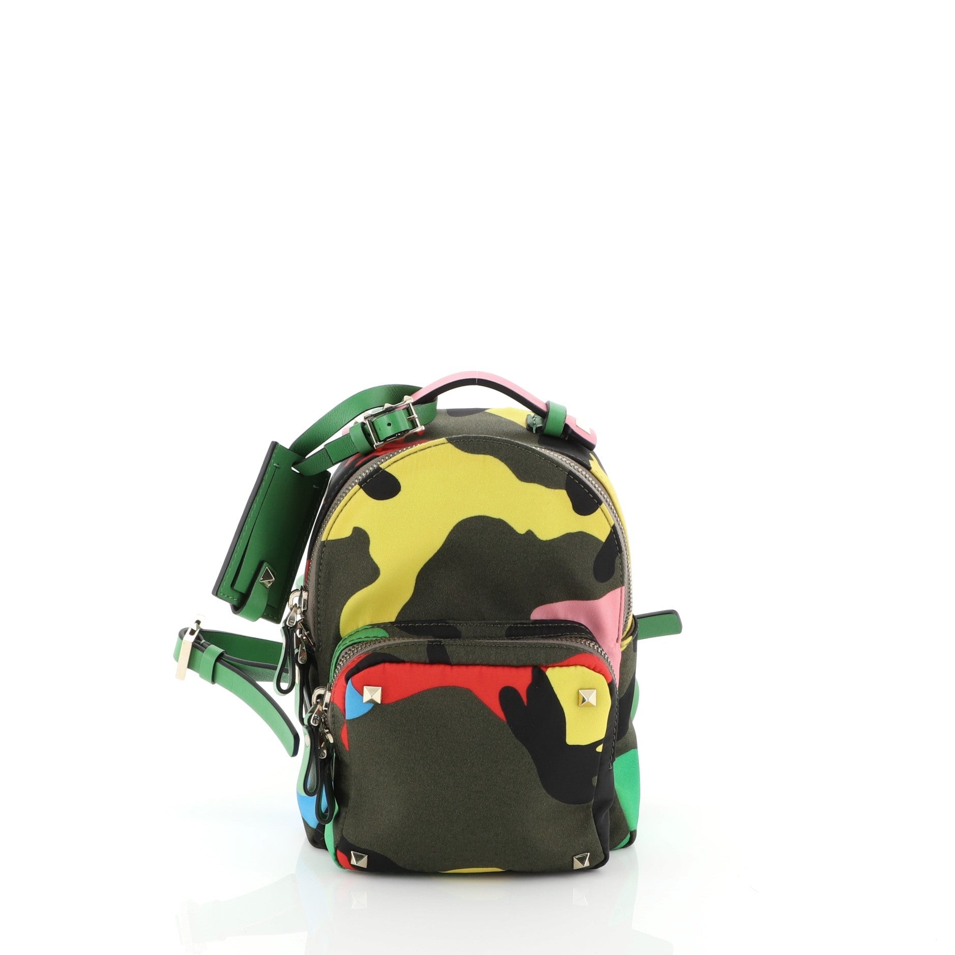 Rockstud Backpack Camo Nylon Mini