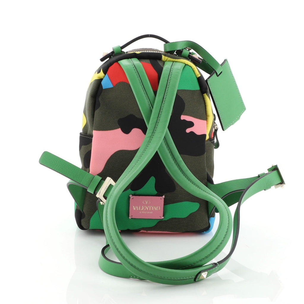 Rockstud Backpack Camo Nylon Mini