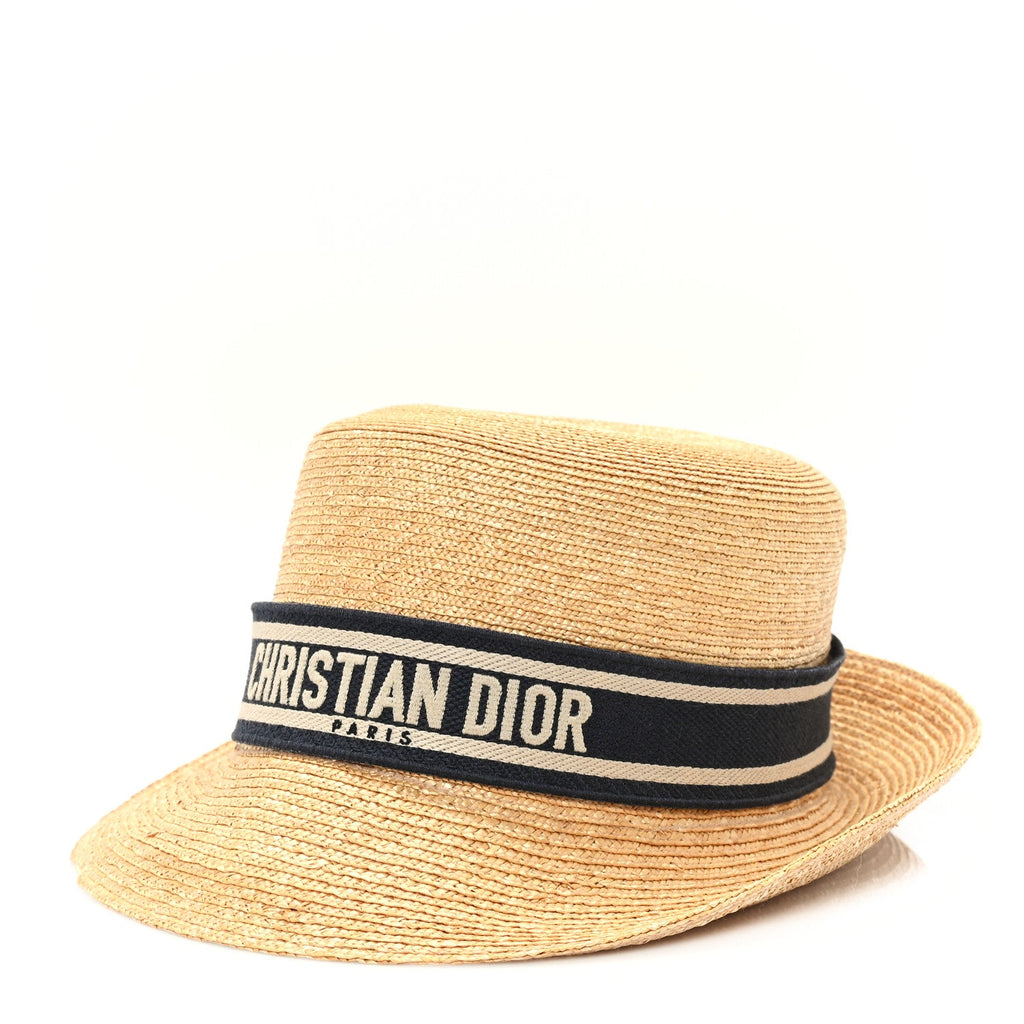 Straw Bucket Hat Natural
