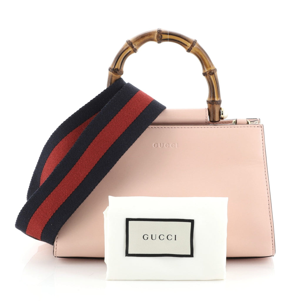 Nymphaea Top Handle Bag Leather Mini