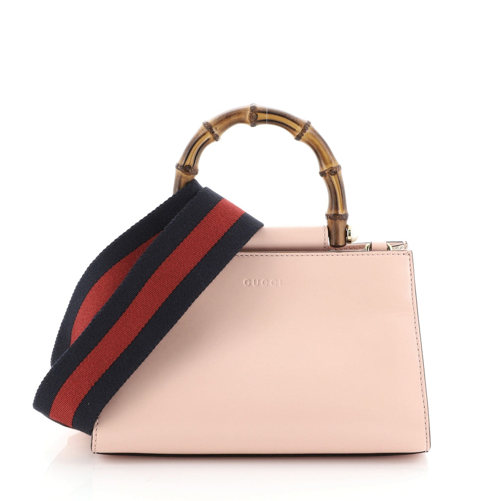 Nymphaea Top Handle Bag Leather Mini