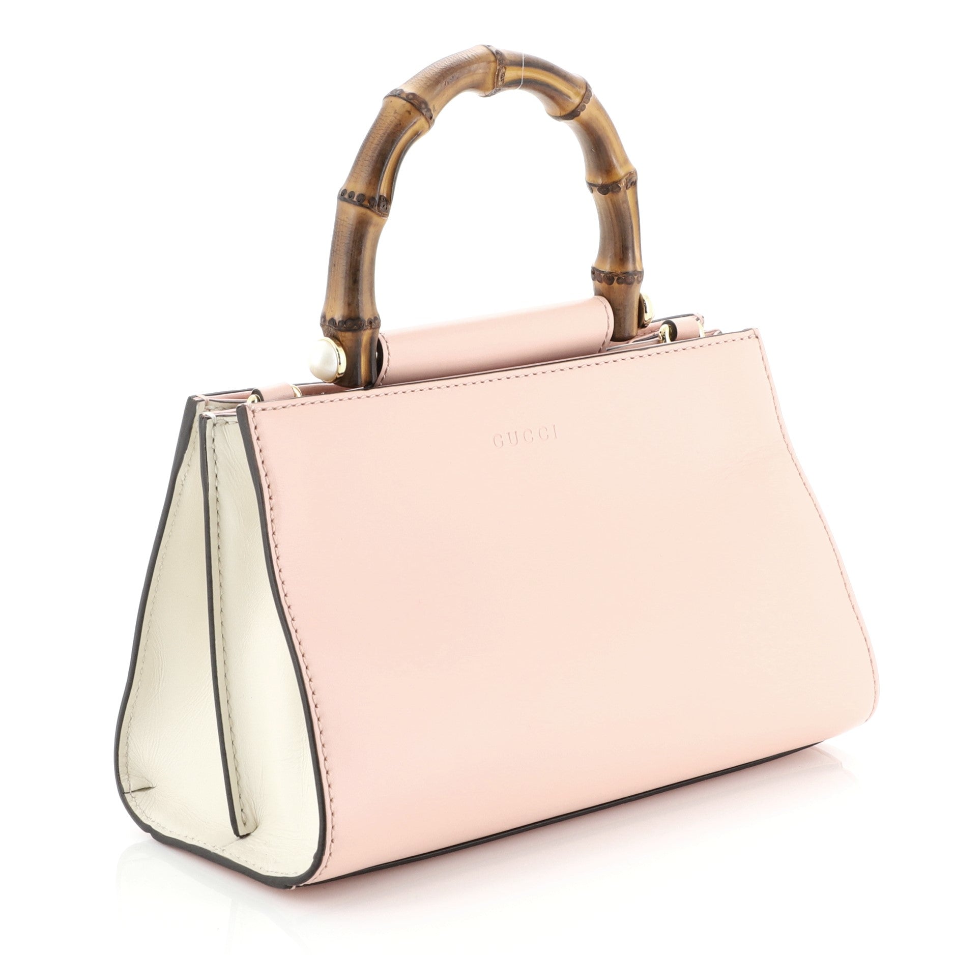 Nymphaea Top Handle Bag Leather Mini