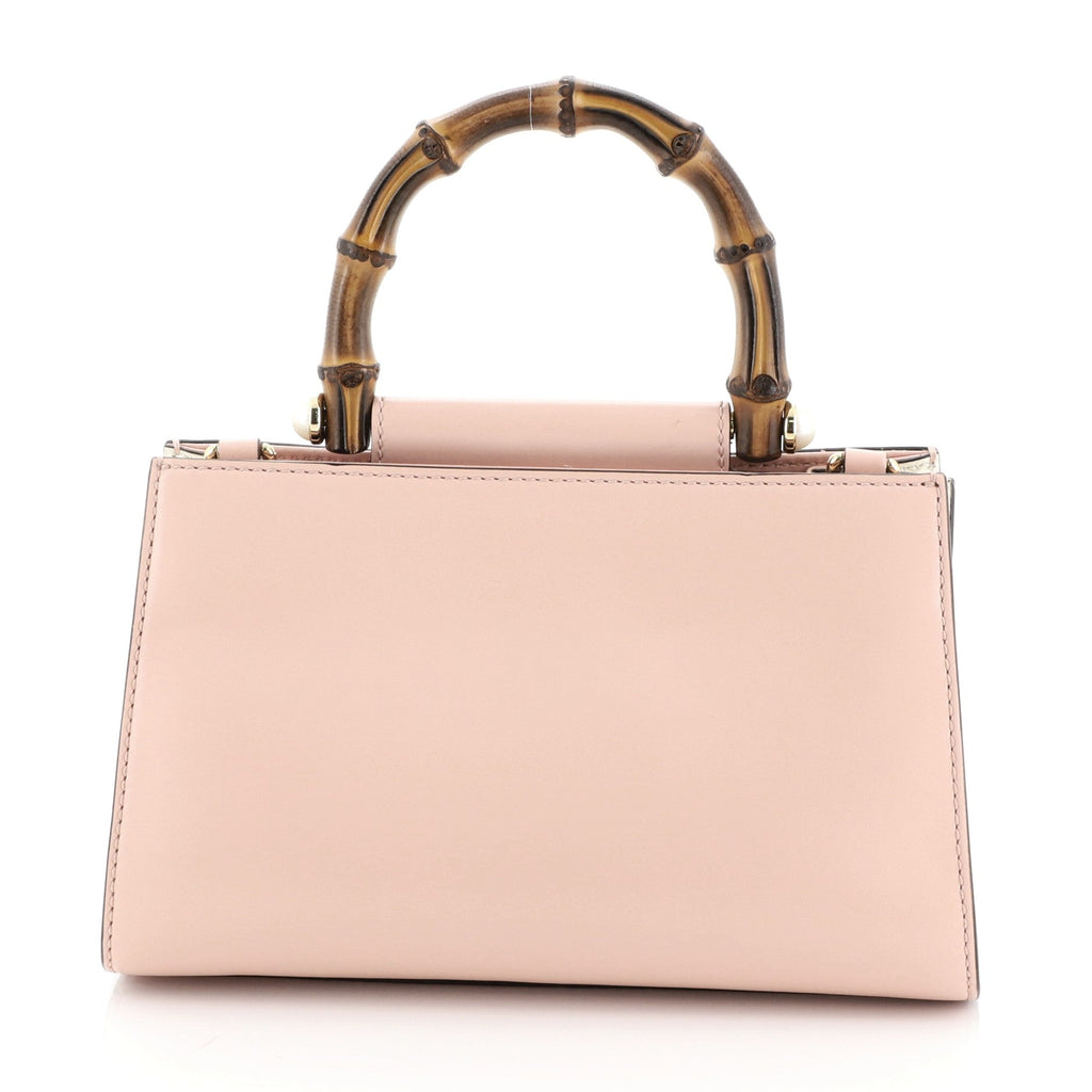 Nymphaea Top Handle Bag Leather Mini