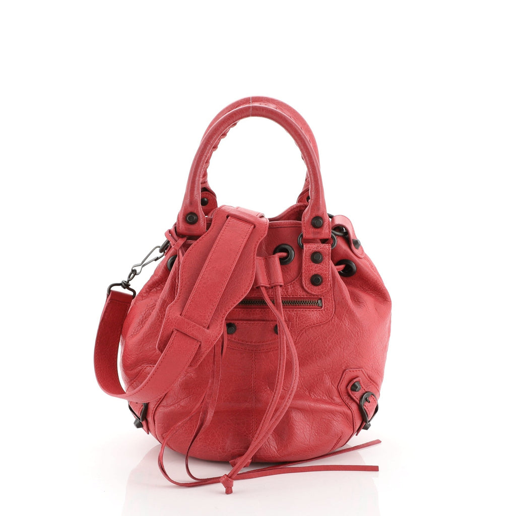 Pom Pon Classic Studs Bag Leather Mini
