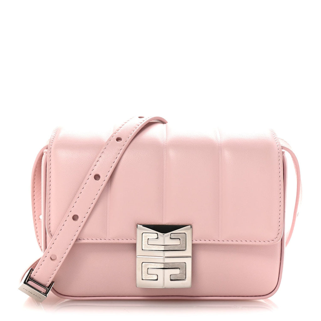 Lambskin Padded Small 4G Crossbody Bag Light Pink