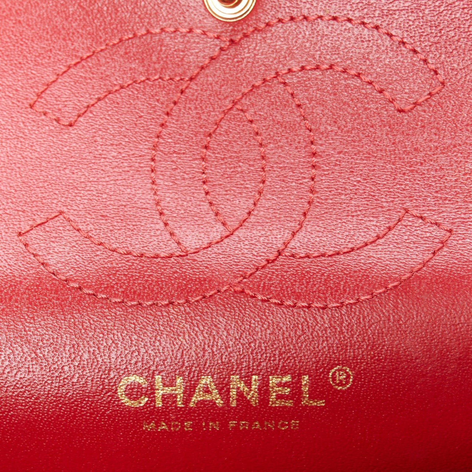 Aged Calfskin Quilted 2.55 Reissue Mini Flap Red