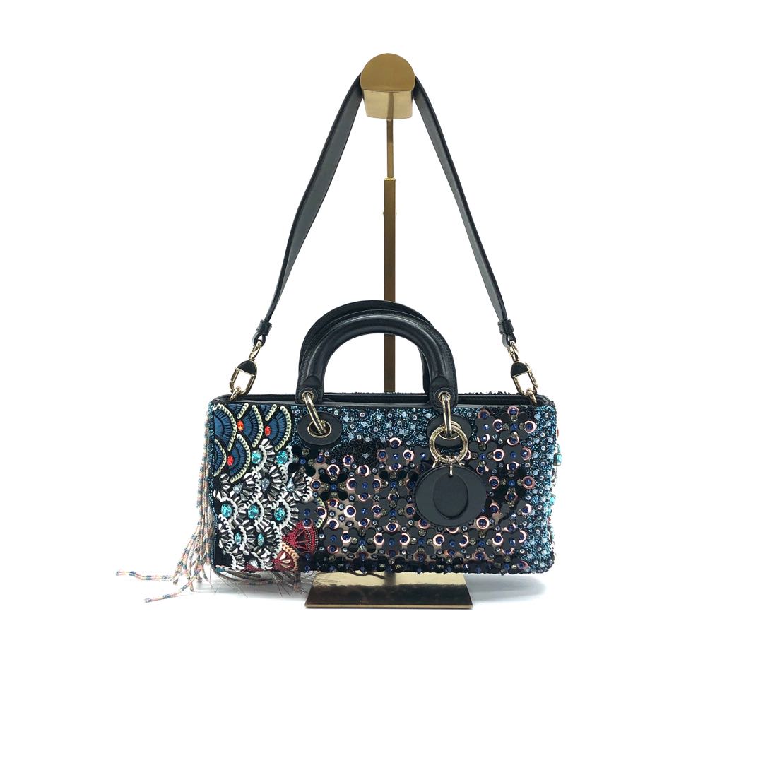 Dior Lady Dior Sequin Shoulder Bag Limited