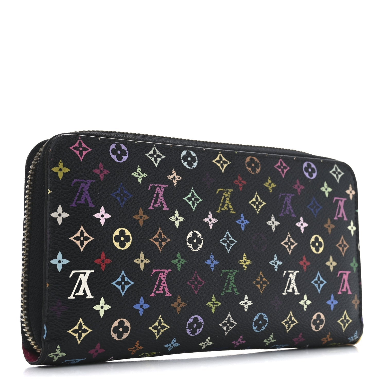 Monogram Multicolor Zippy Wallet Black Grenade