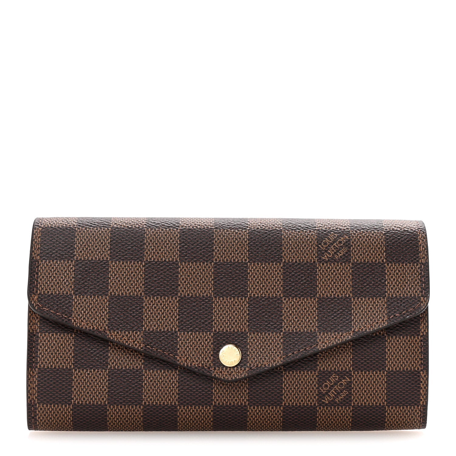 Damier Ebene Sarah Wallet NM Rose Ballerine