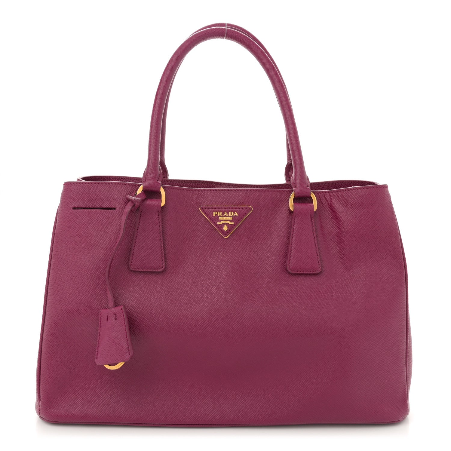 Saffiano Lux Medium Tote Ibisco