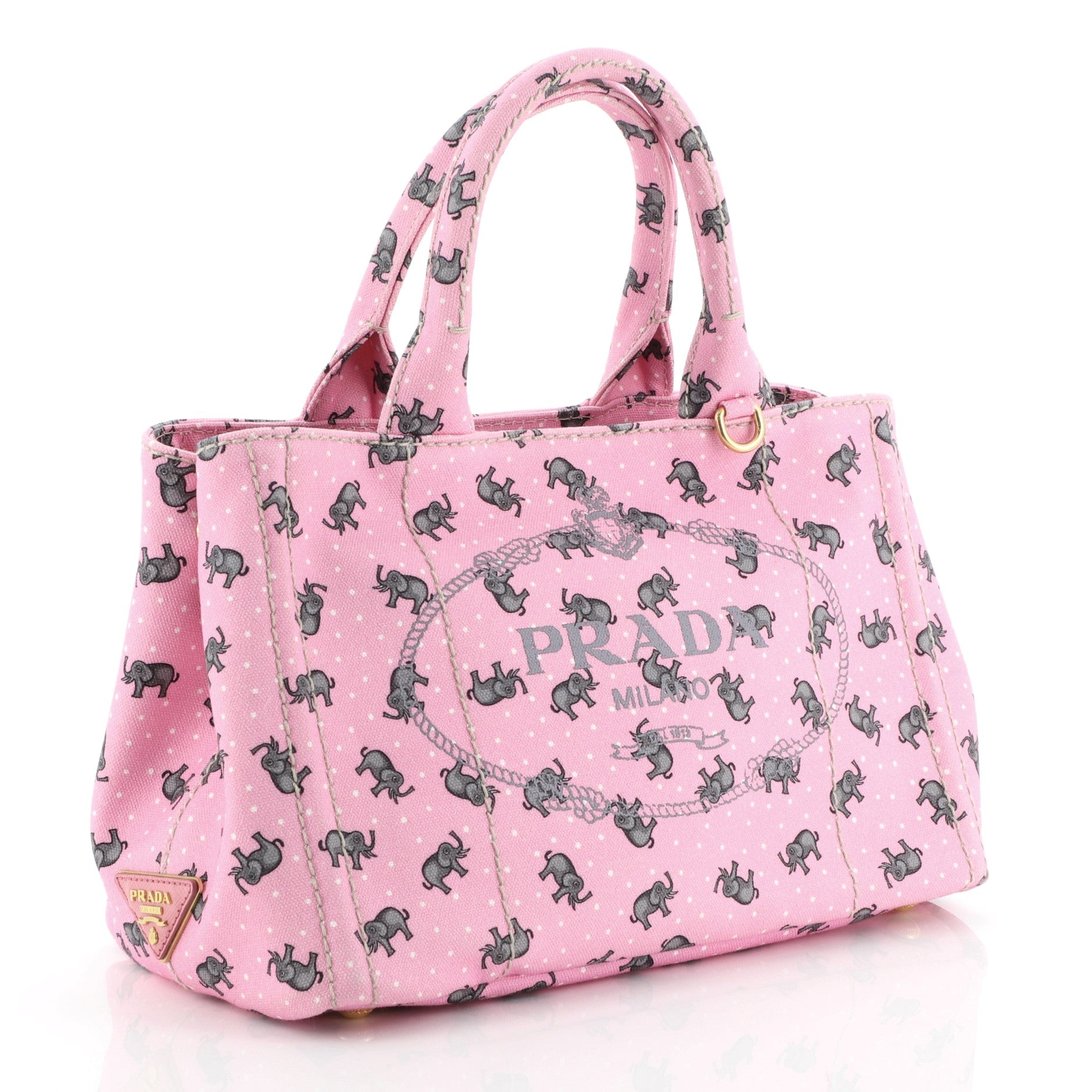 Canapa Convertible Tote Printed Canvas Mini