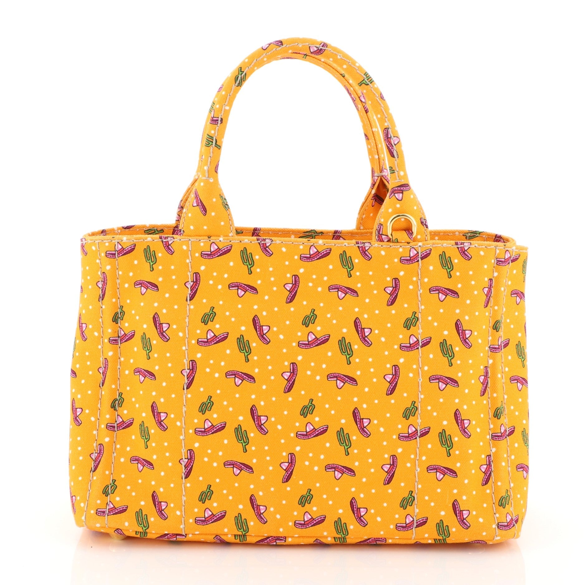 Canapa Convertible Tote Printed Canvas Mini