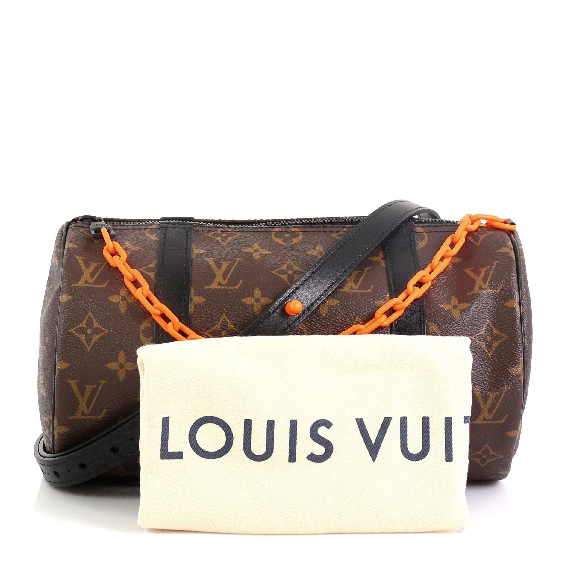 Solar Ray Papillon Messenger Monogram Canvas Mini