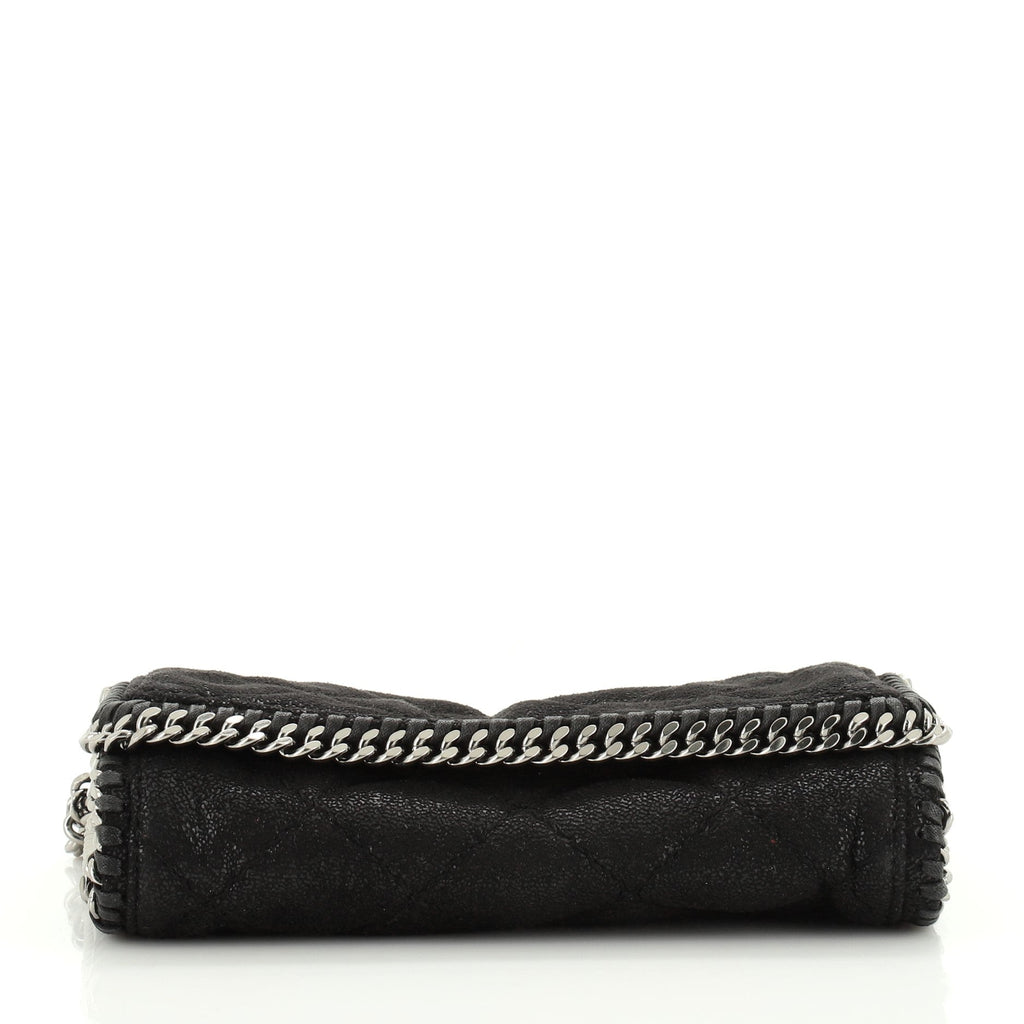 Falabella Flap Crossbody Bag Quilted Shaggy Deer Mini