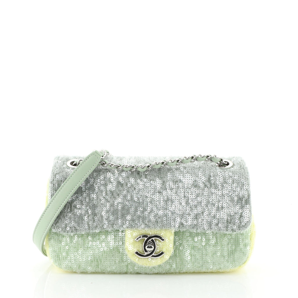 Waterfall CC Flap Bag Sequins Mini