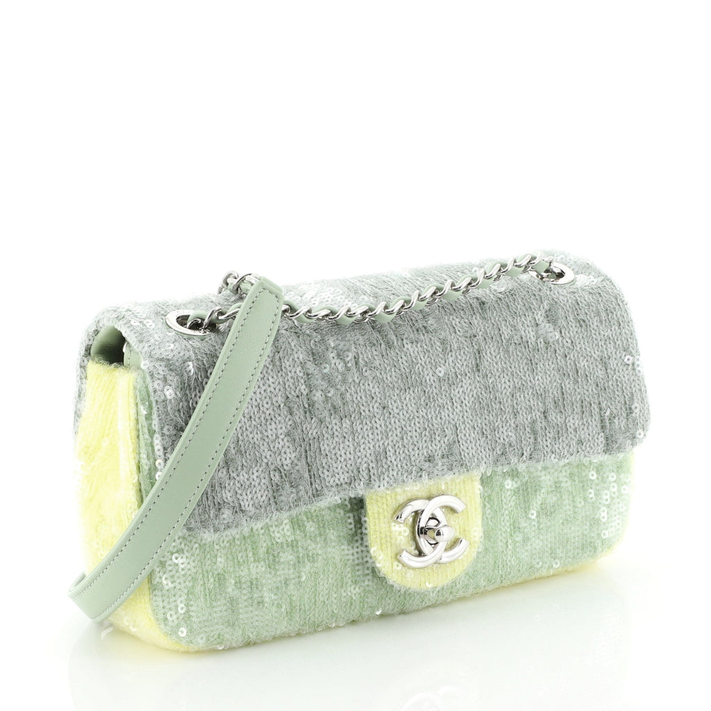Waterfall CC Flap Bag Sequins Mini