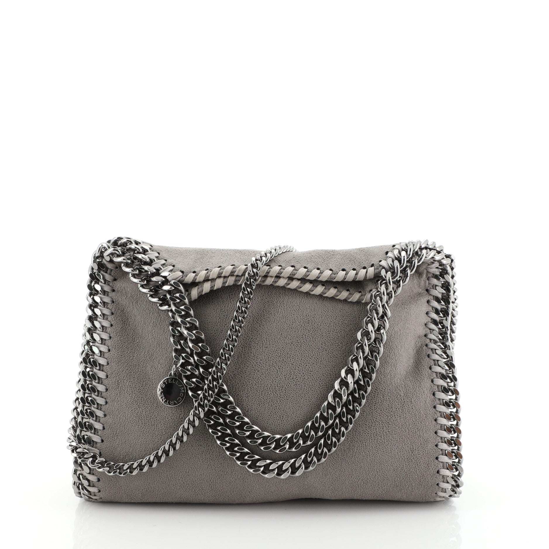 Falabella Fold Over Crossbody Bag Shaggy Deer Mini