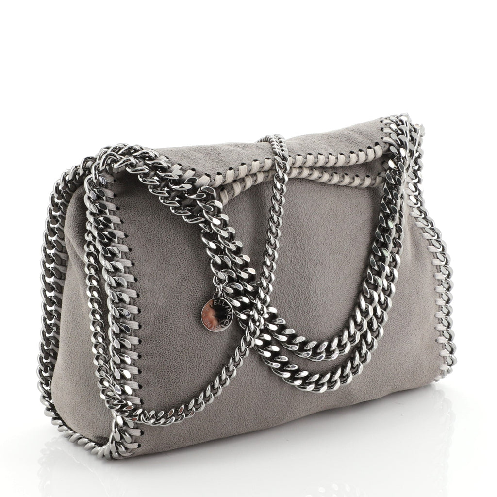 Falabella Fold Over Crossbody Bag Shaggy Deer Mini