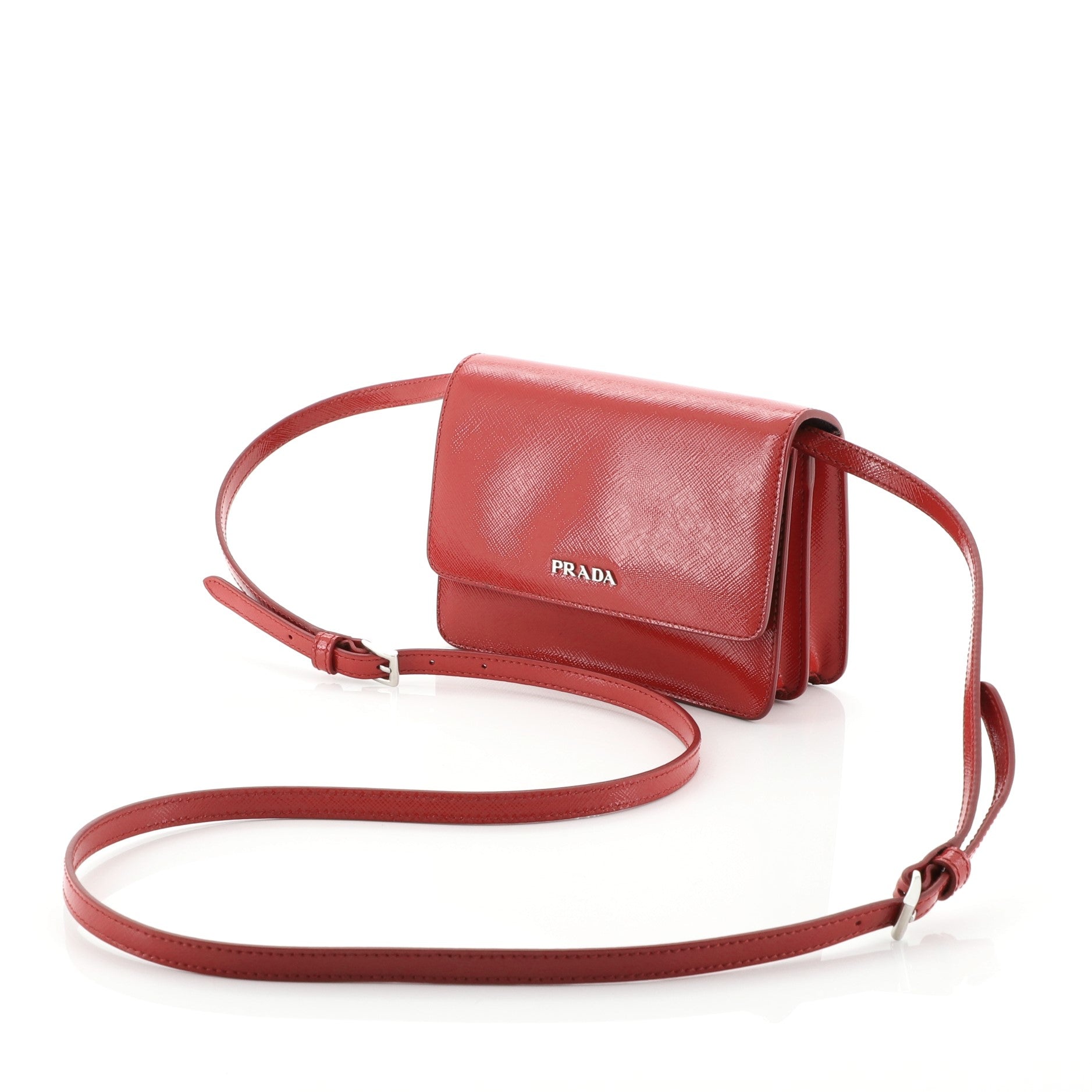 Crossbody Bag Vernice Saffiano Leather Mini