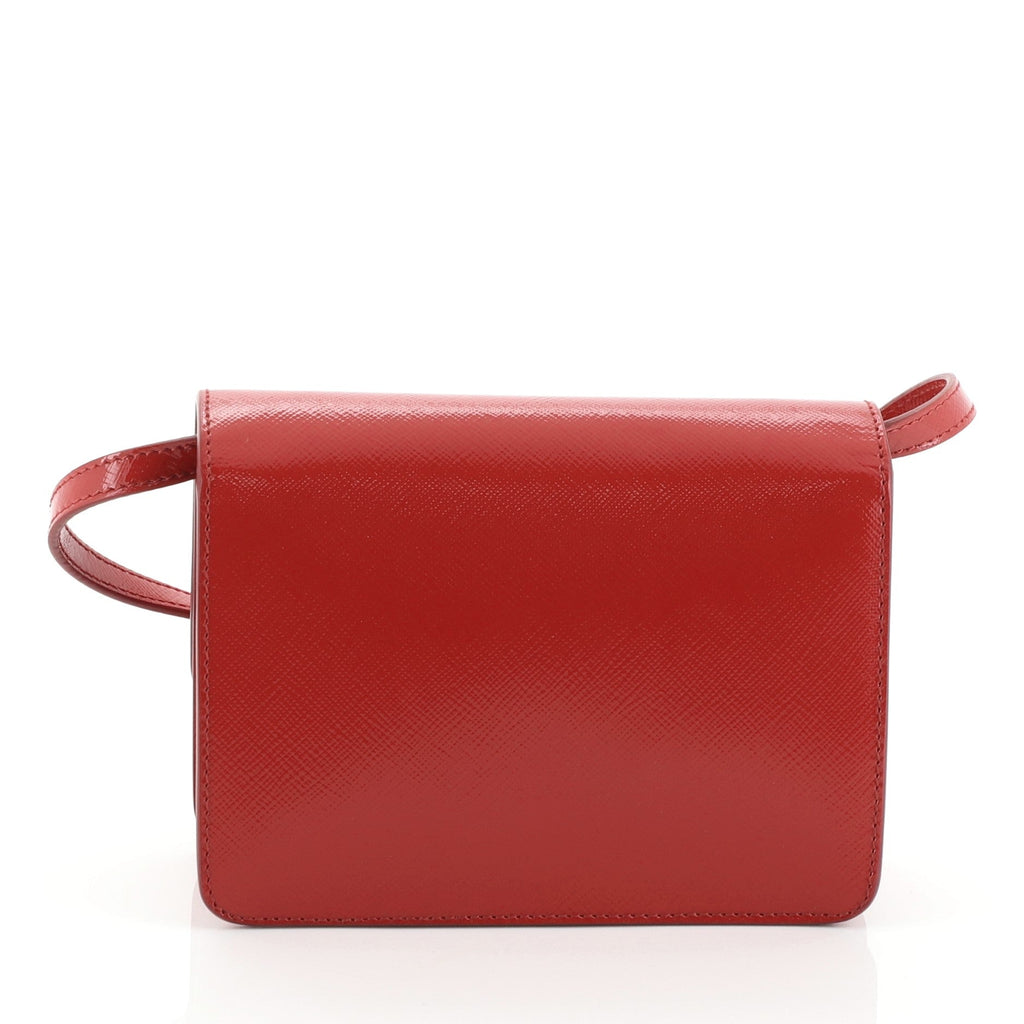 Crossbody Bag Vernice Saffiano Leather Mini