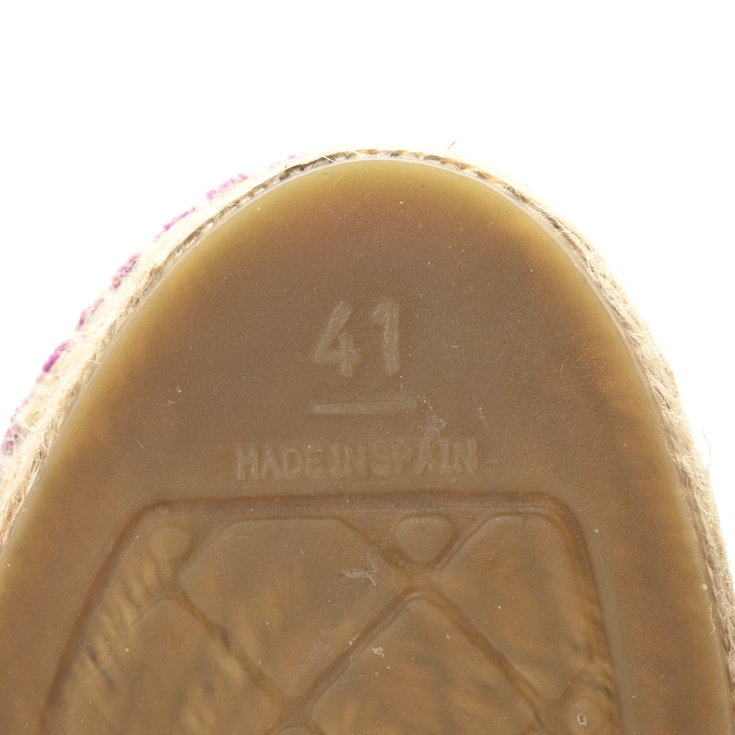 Toile Sequin CC Espadrilles 41 Pink Dark Pink
