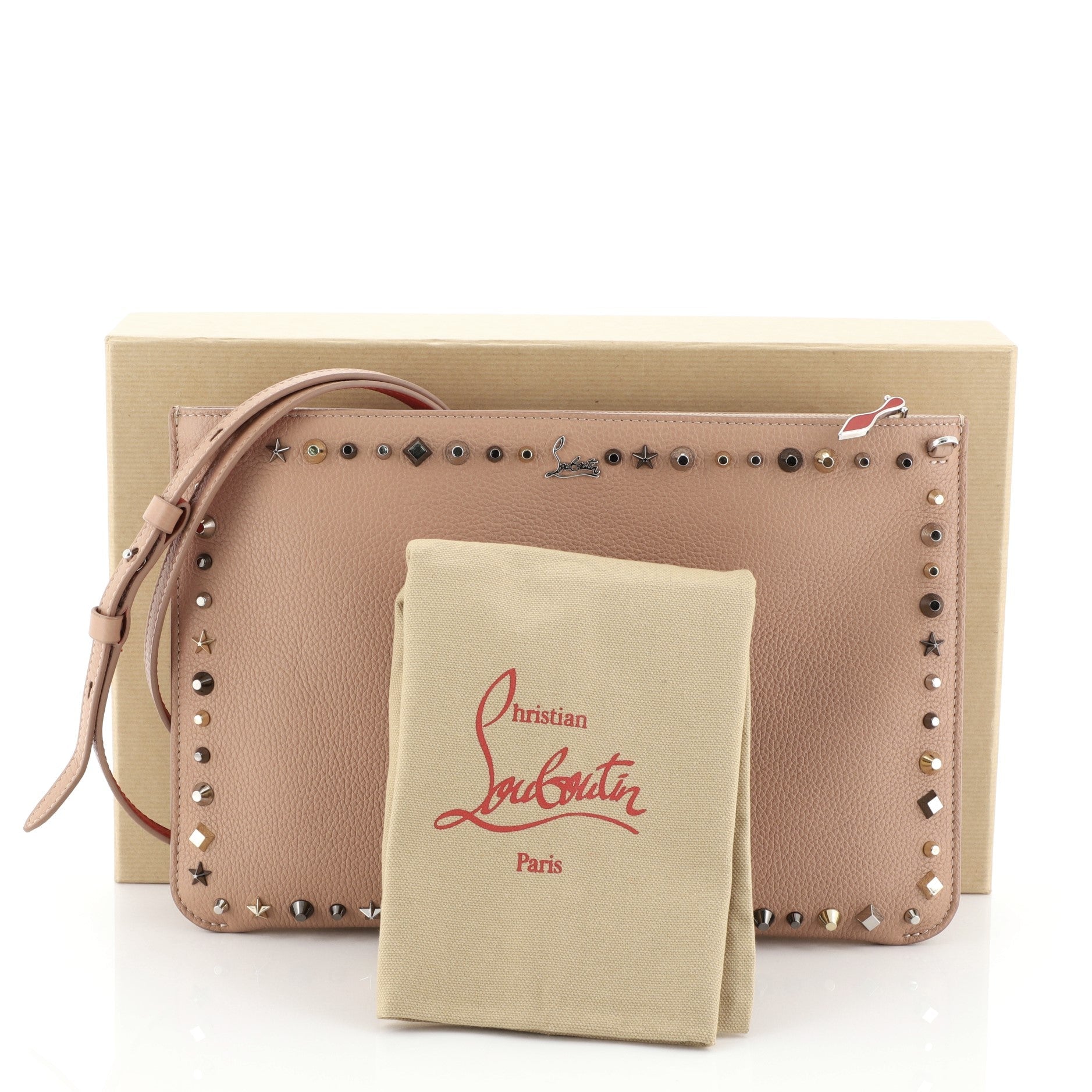 Loubiclutch Studded Leather