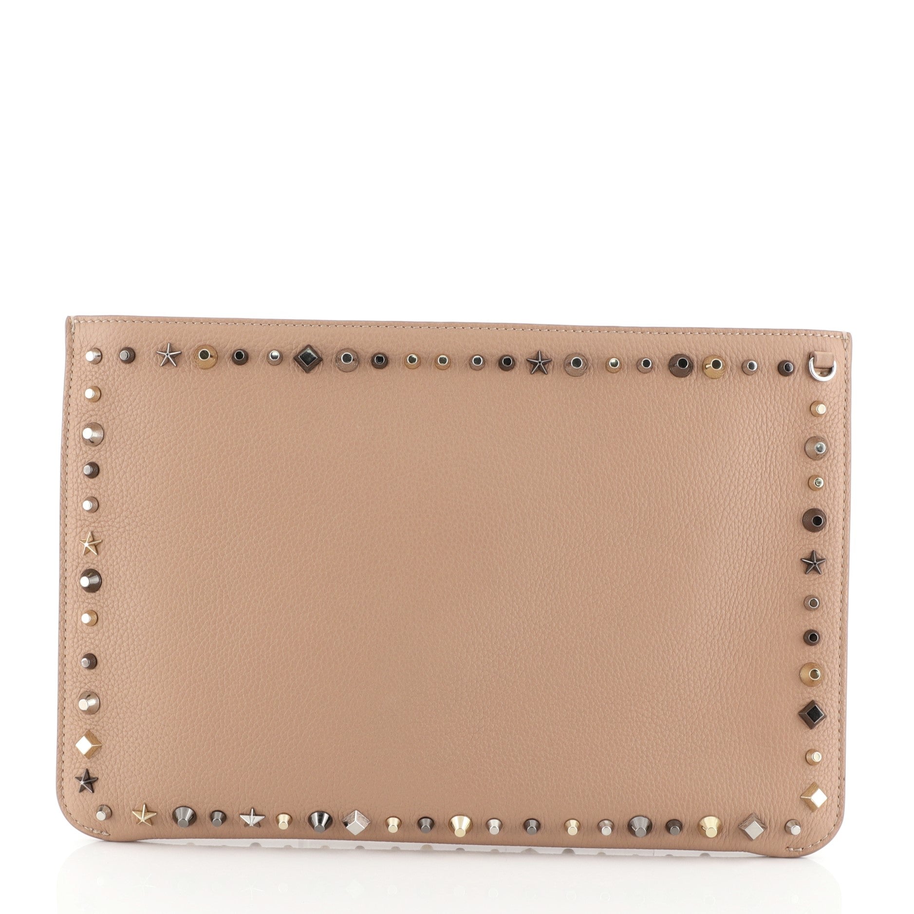 Loubiclutch Studded Leather