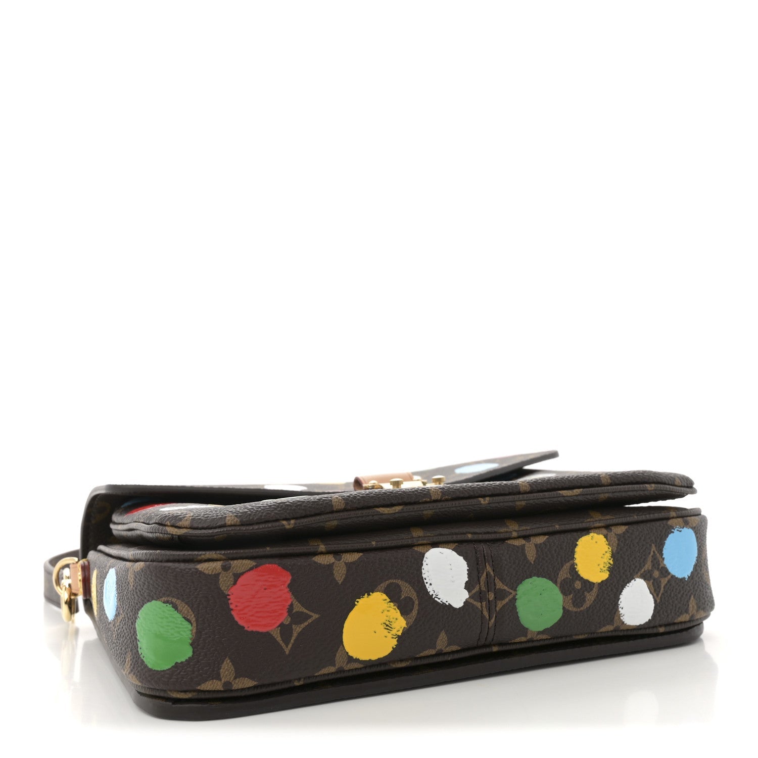 LV x YK Monogram Painted Dots Pochette Métis