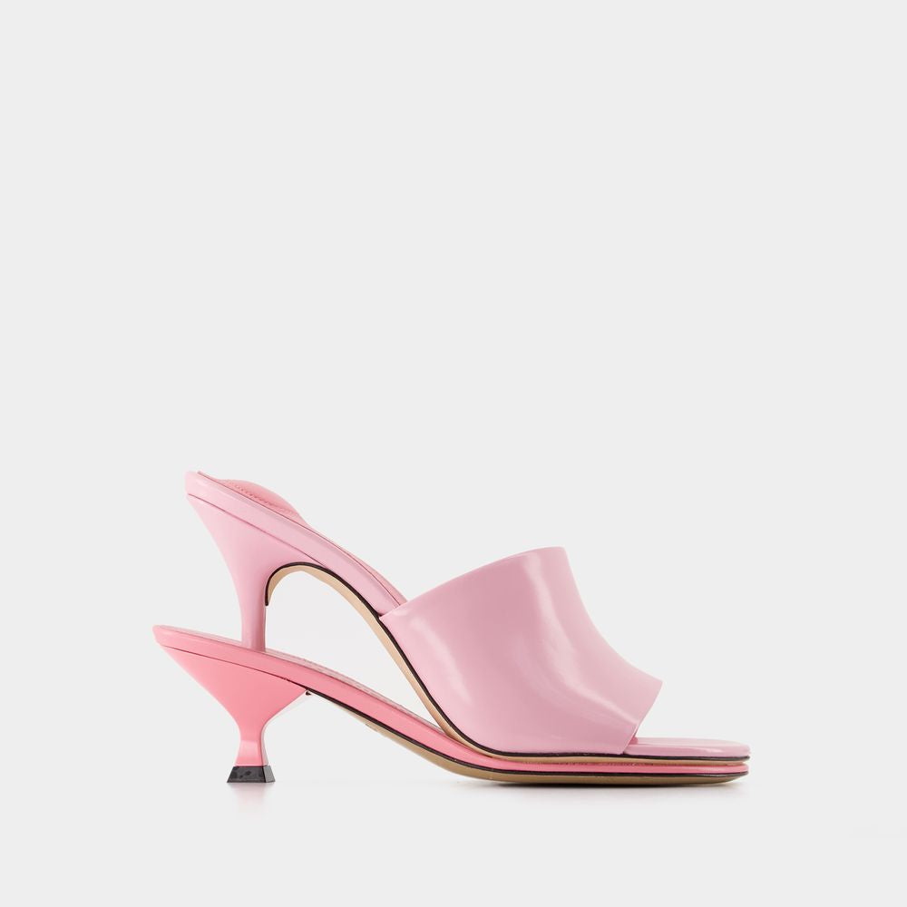 Women's Les Doubles Mules - Jacquemus - Leather - Pink