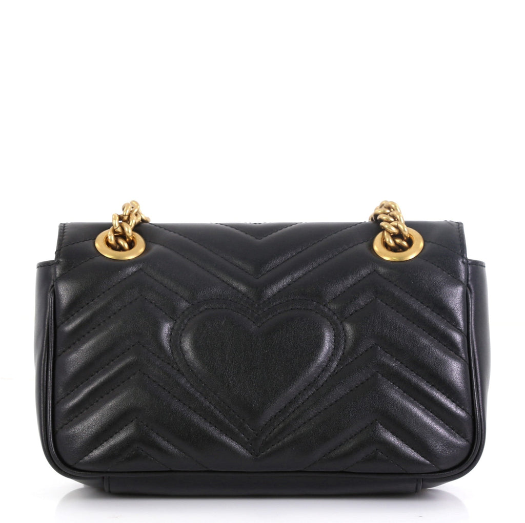 GG Marmont Flap Bag Matelasse Leather Mini