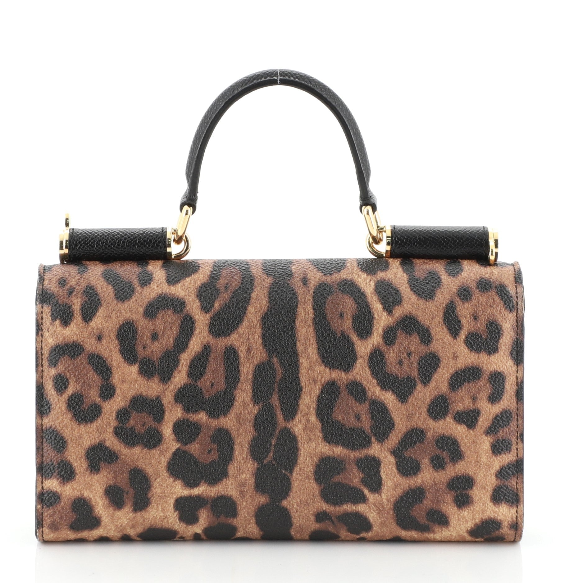 Sicily Wallet on Chain Printed Leather Mini