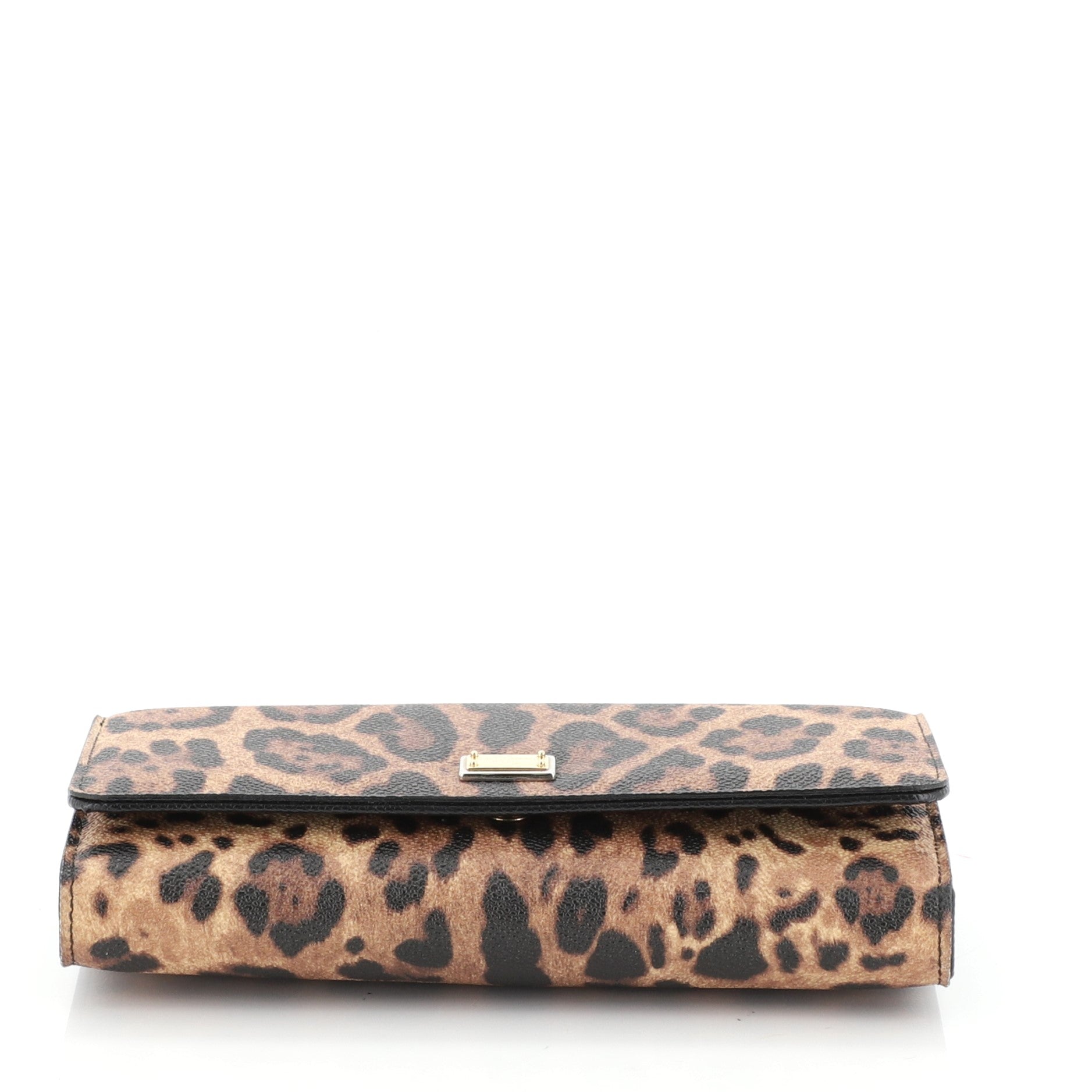 Sicily Wallet on Chain Printed Leather Mini