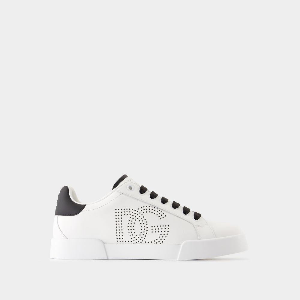 Women's Sneakers - Dolce&Gabbana - Leather - White