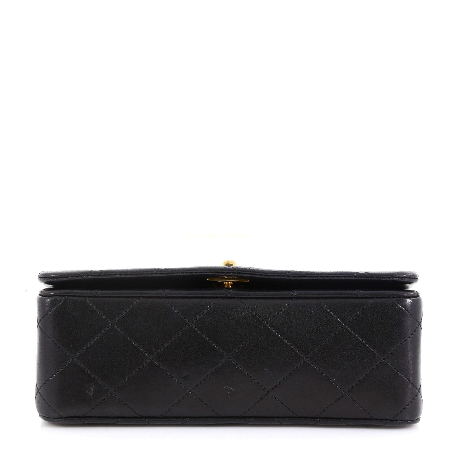 Vintage Full Flap Bag Quilted Lambskin Mini