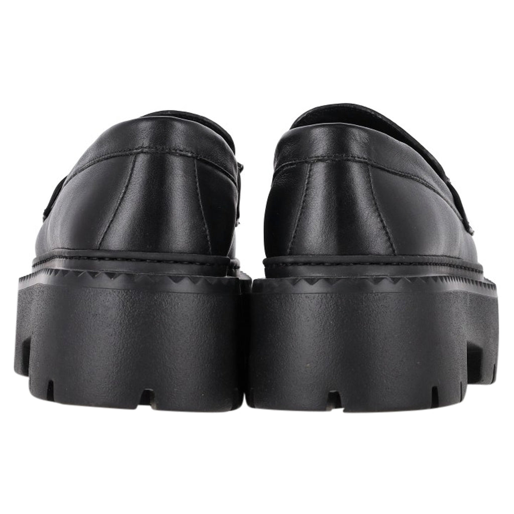 Jimmy Choo Bryer Flat Loafers in Black Leather