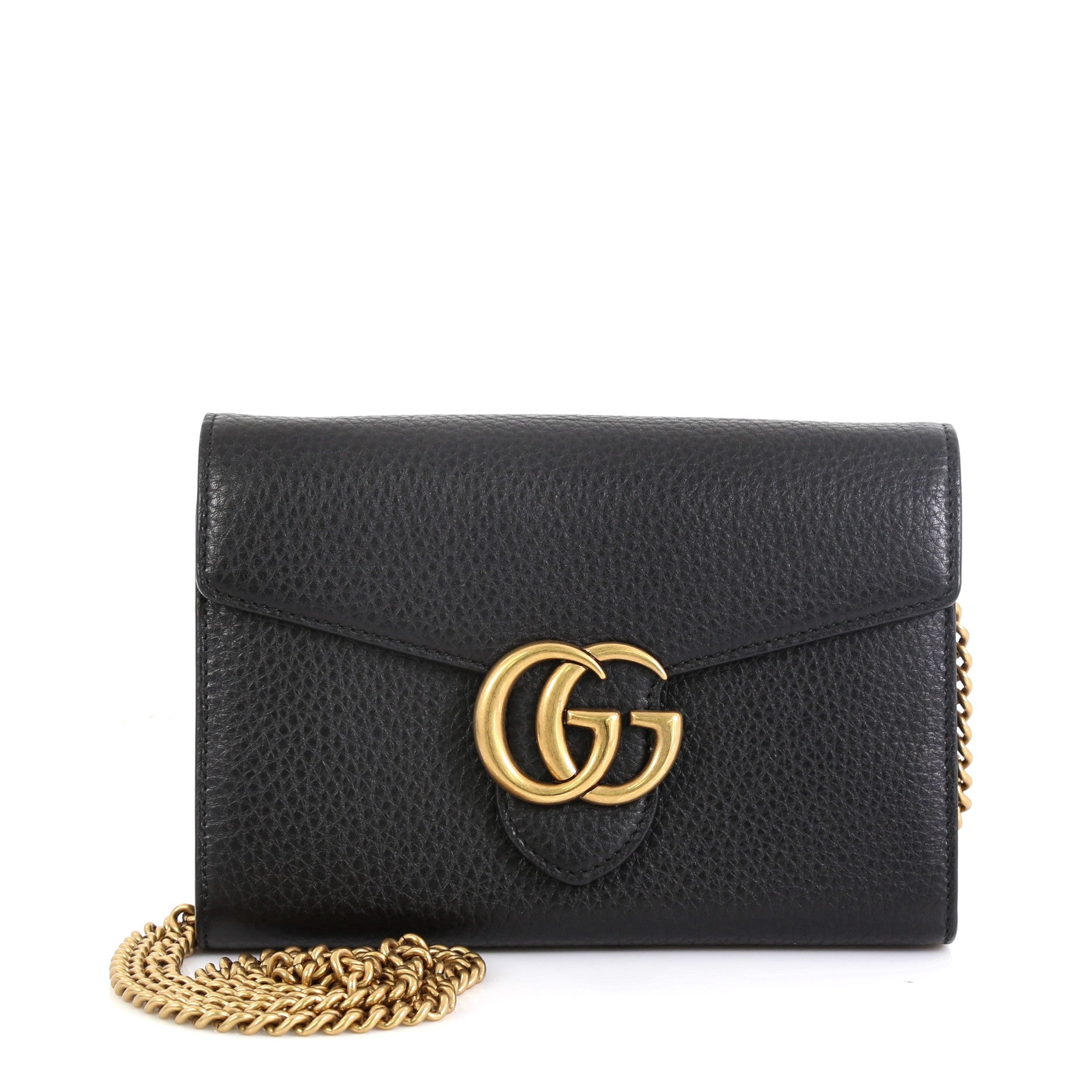 GG Marmont Chain Wallet Leather Mini