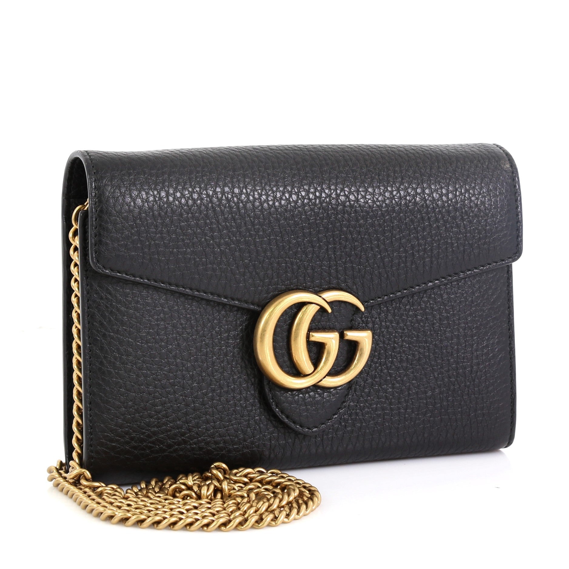 GG Marmont Chain Wallet Leather Mini