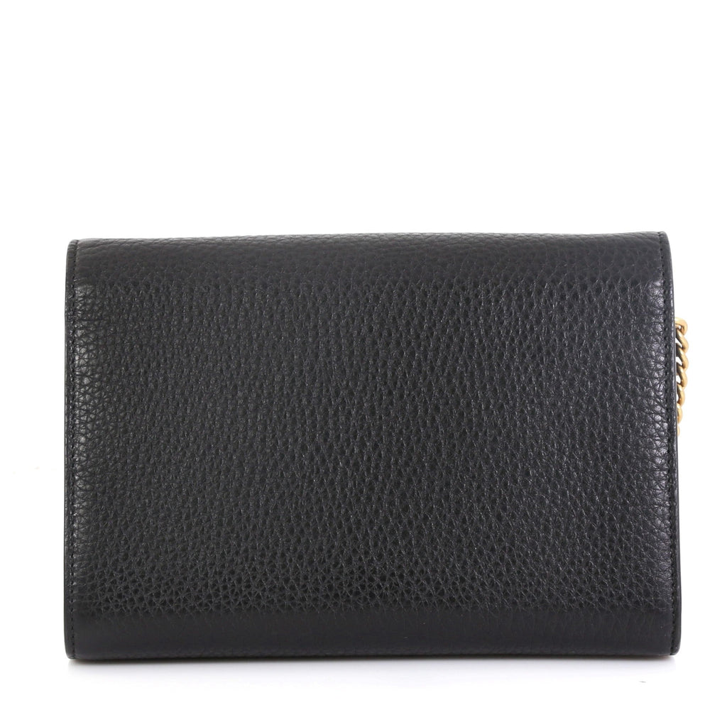 GG Marmont Chain Wallet Leather Mini