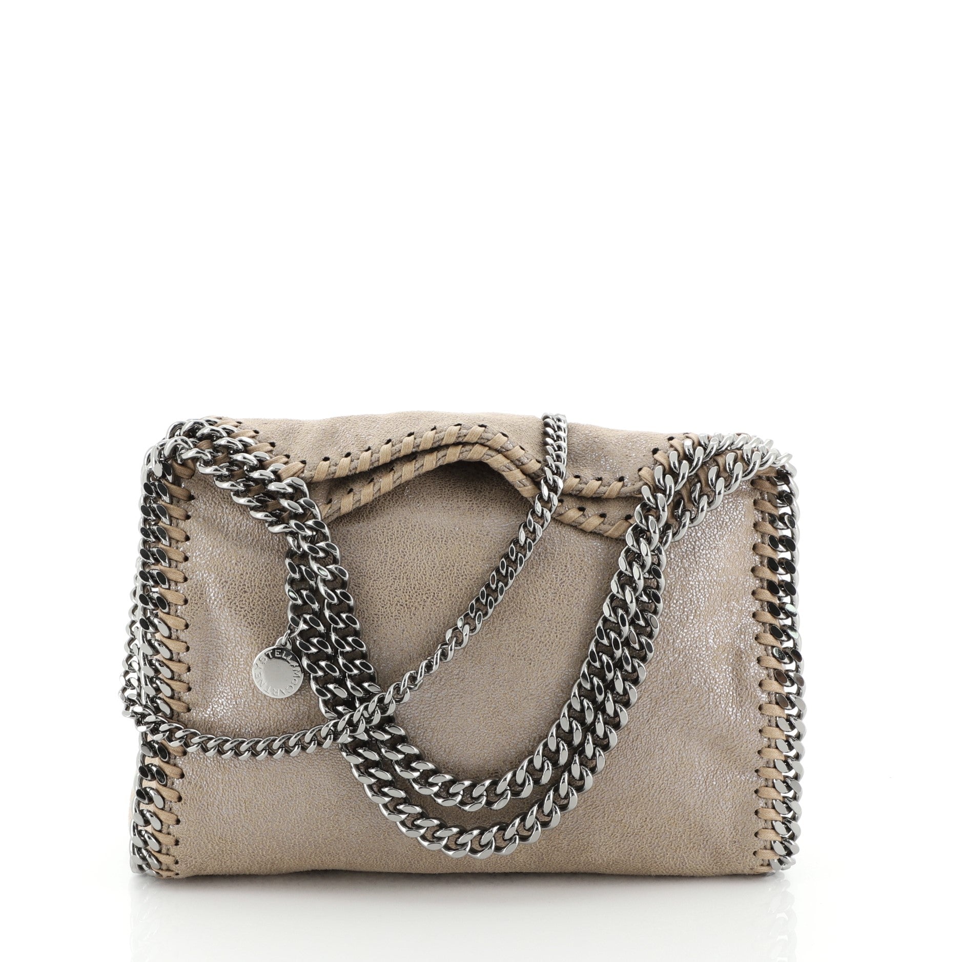 Falabella Fold Over Crossbody Bag Shaggy Deer Mini
