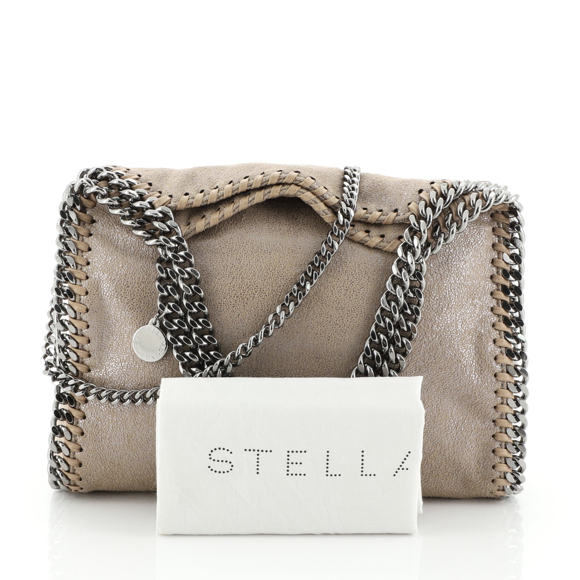 Falabella Fold Over Crossbody Bag Shaggy Deer Mini
