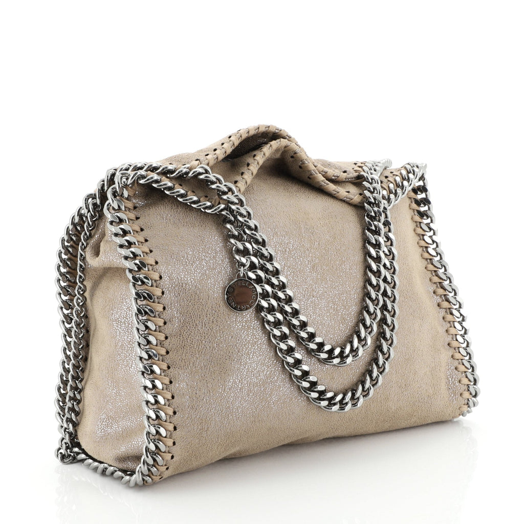 Falabella Fold Over Crossbody Bag Shaggy Deer Mini