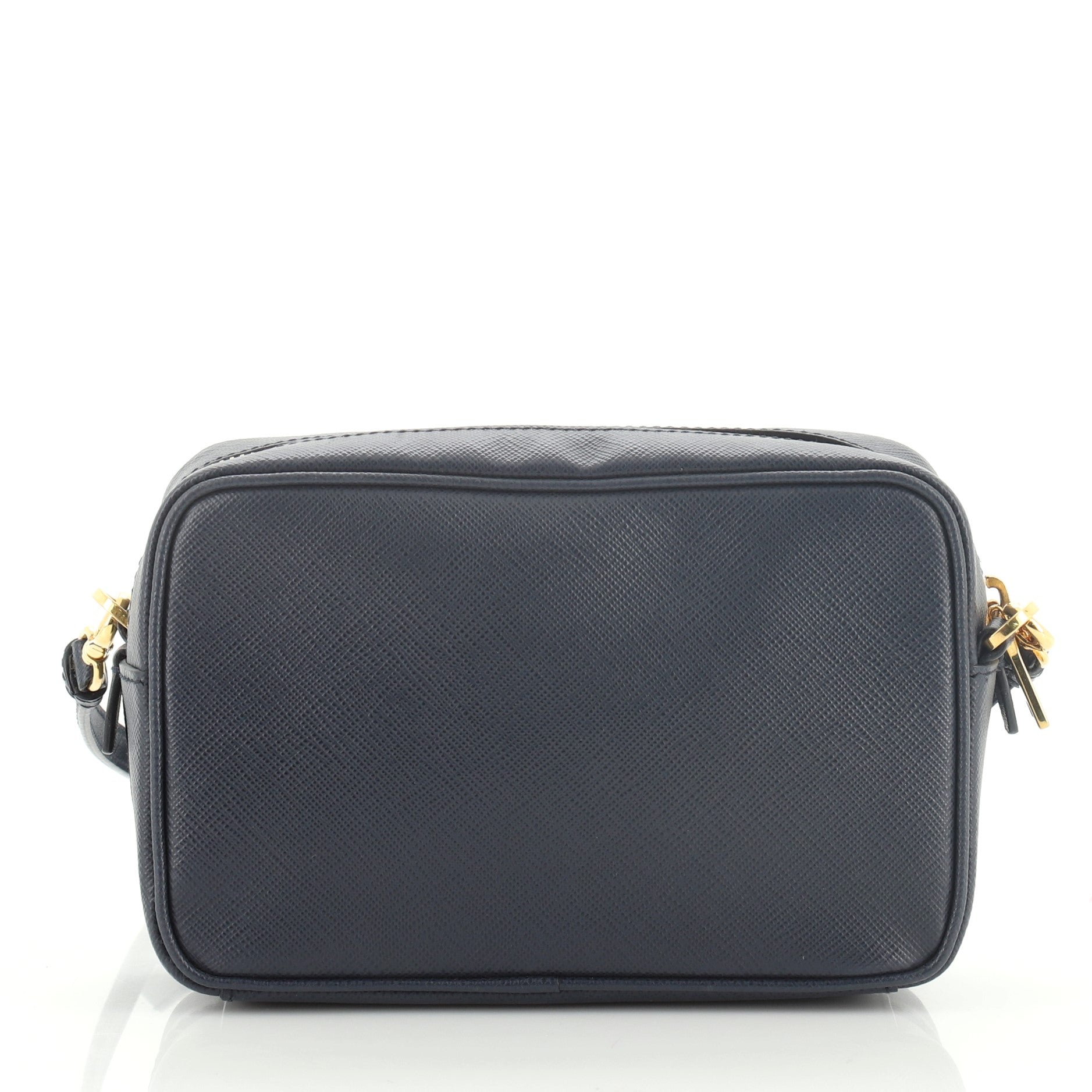 Front Pocket Zip Crossbody Bag Saffiano Leather Mini