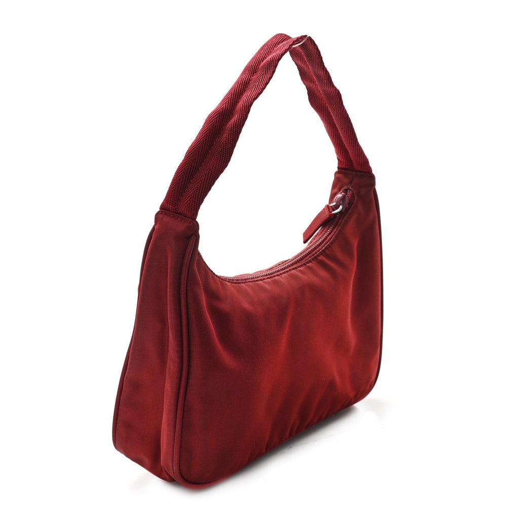 Tessuto Nylon Mini Re-Edition 2000 Bag Granato