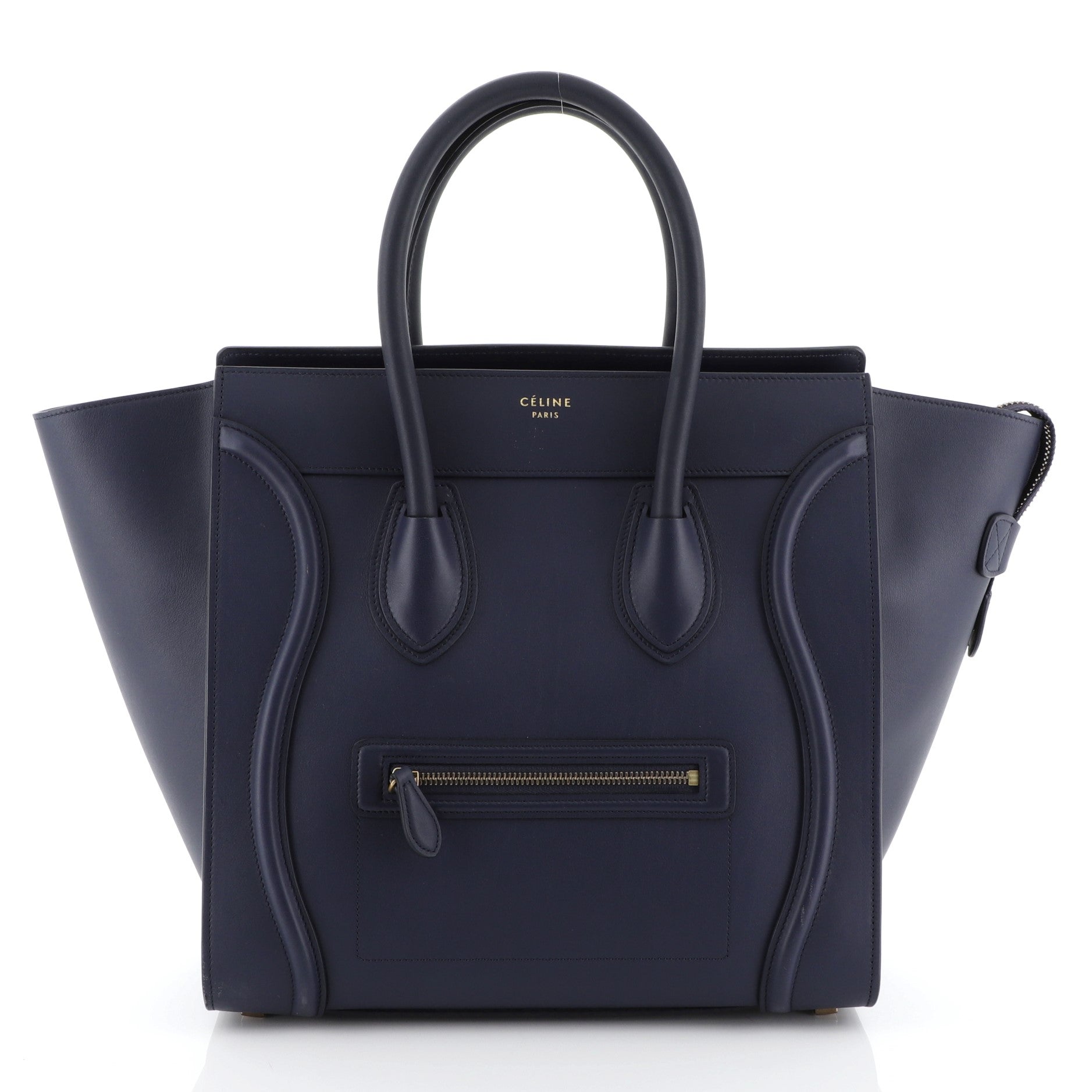 Luggage Handbag Smooth Leather Mini